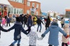 на площади Дома культуры с размахом отметили Масленицу и проводили зиму!